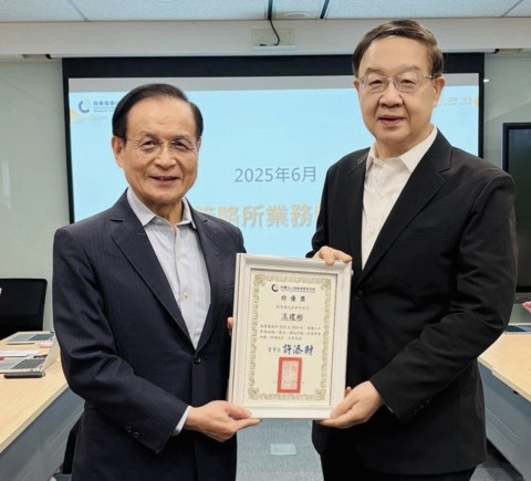 商研院寫下智庫營運新模式 院長王建彬經營成果獲肯定